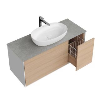 Тумба под раковину Kerama Marazzi Plaza Modern PLB.M.120.3\OAK.V 120 см дуб виченца/белый